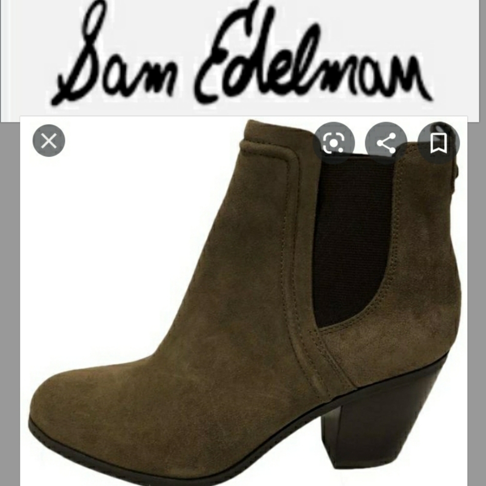 Sam Edelman Heeled Ankle Booties Chelsea Boots